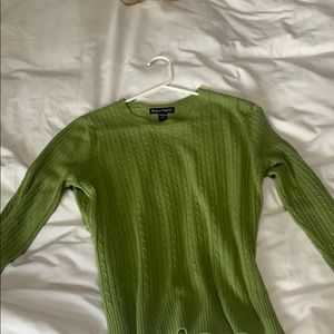 Light green sweater
